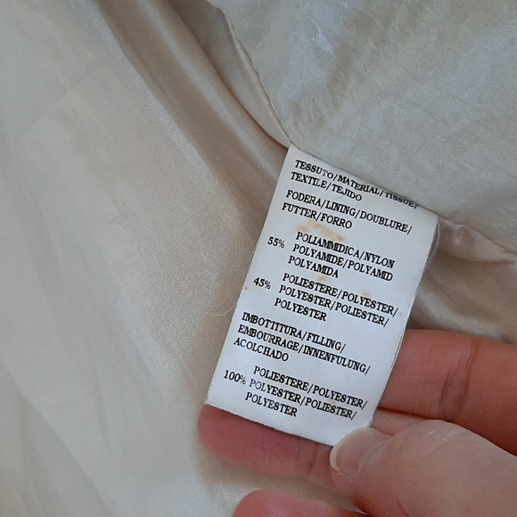 Milan, Italy Down & Fox Embroidered Puffer Jacket - Picture 10 of 11